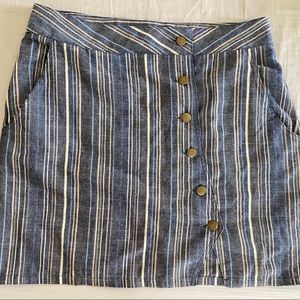 Fashion on Earth/Dry Goods: high-waist mini skirt